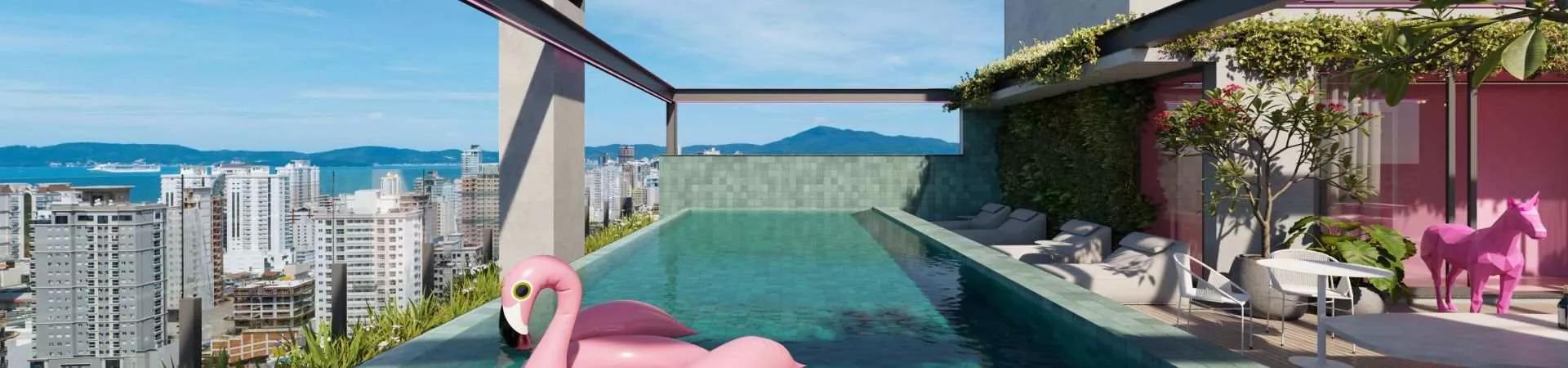 Piscina do B Liv Smart Residence, da Lexto