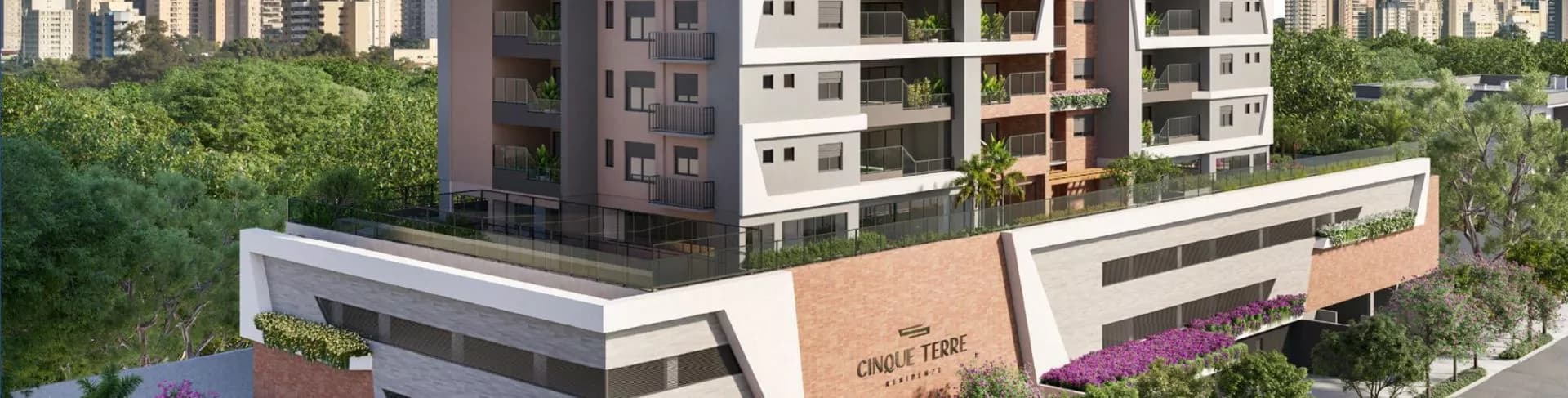 Fachada do Cinque Terra, da Souza Andrade Construtora