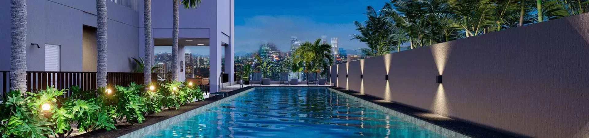 Fachada do empreendimento Bliss Enjoy Life, Partini Construtora