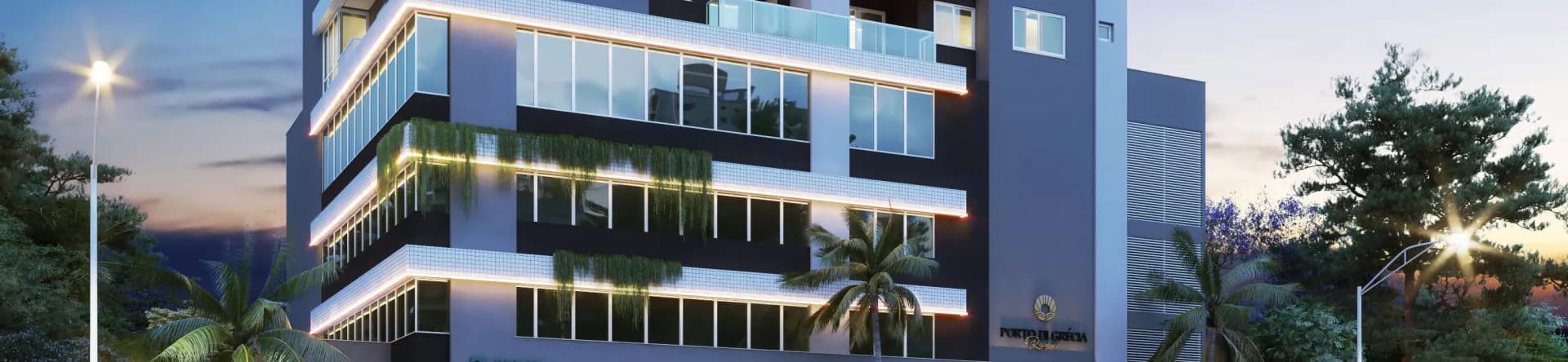 Fachada do Porto Di Grécia, da Burini Empreendimentos