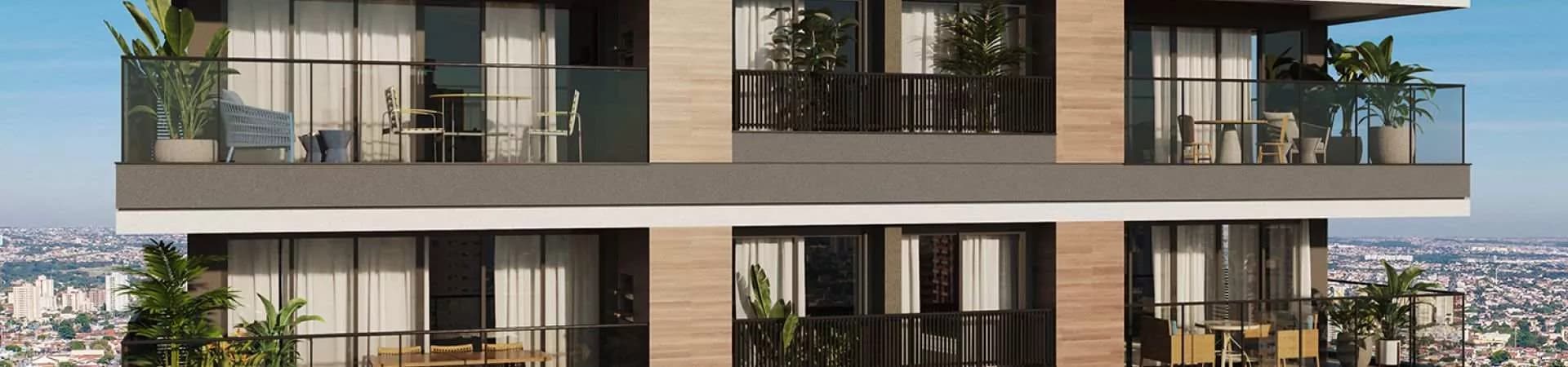 Fachada do empreendimento Reserva dos Ipês, Brasal Construtora