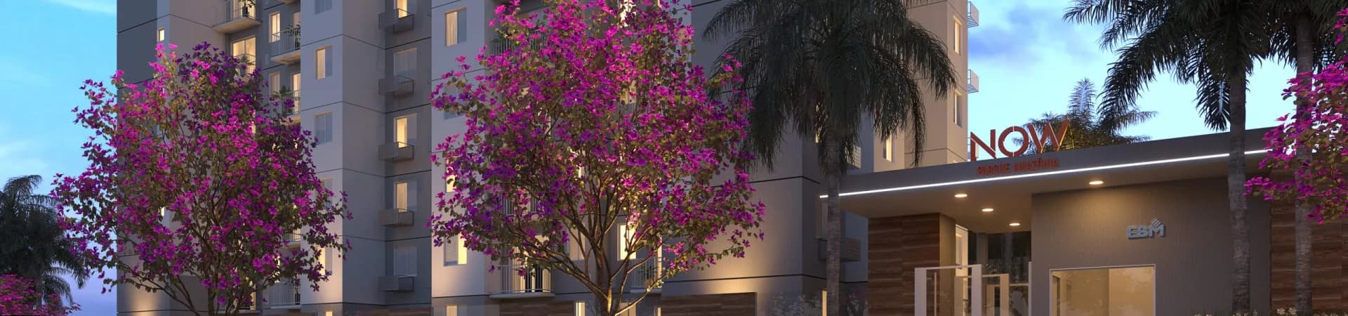 Fachada do Now Parque Amazônia, da EBM Construtora