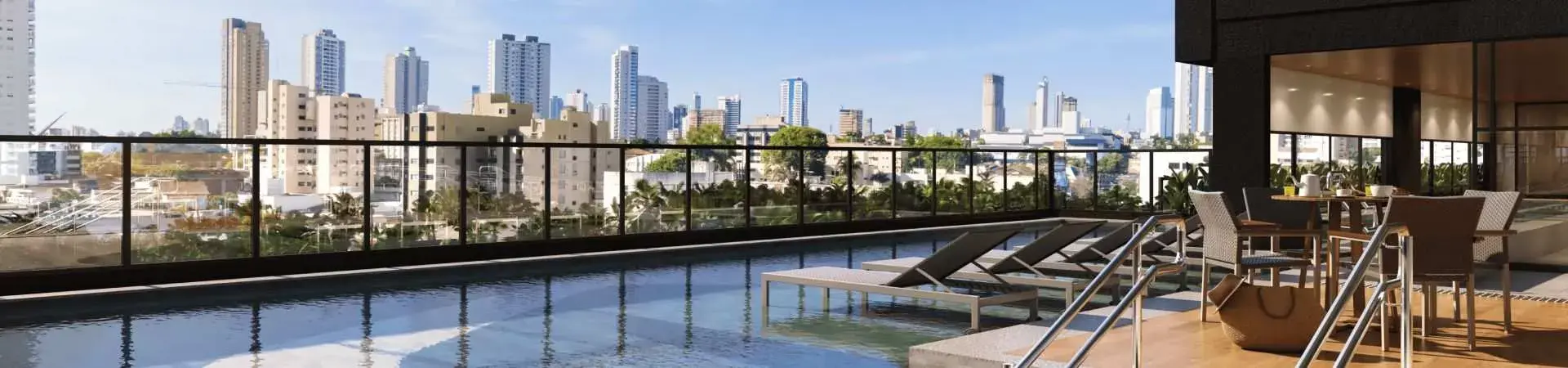 Fachada do empreendimento Lux Oeste, Elmo Incorporações