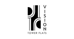 Logo do empreendimento Vision Tower Flats.