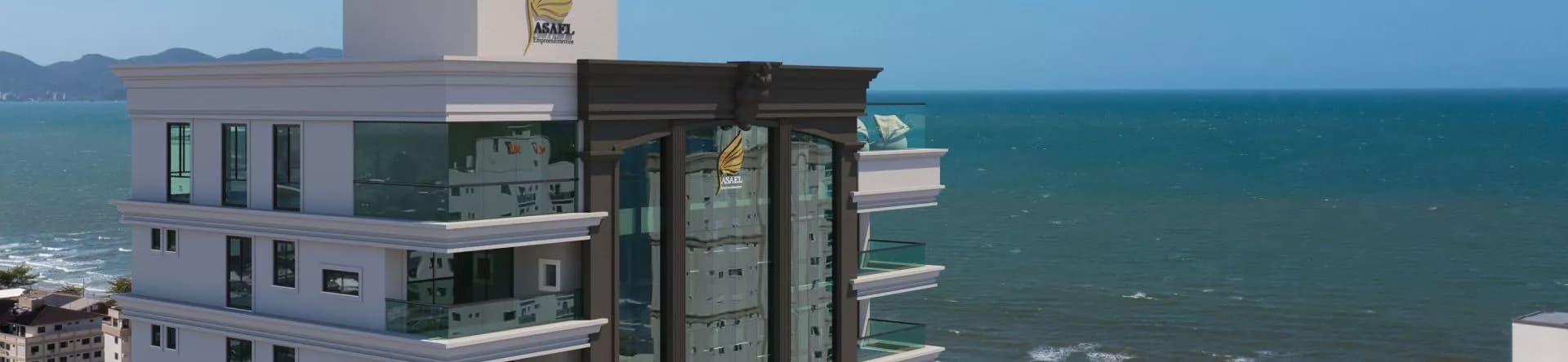 Fachada do Raffaele Vinci Residenziale, da Asael Empreendimentos