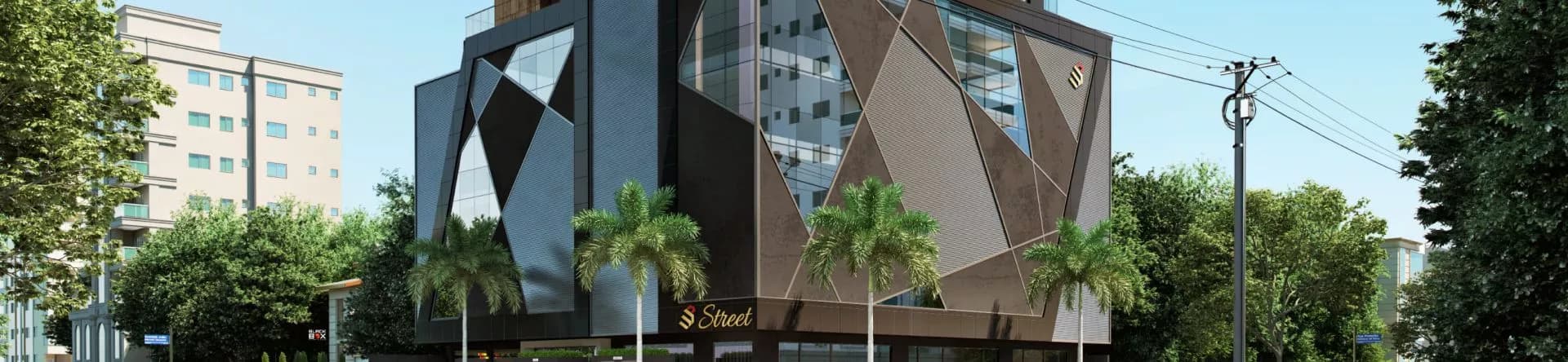 Fachada do Up Street, da Up Empreendimentos