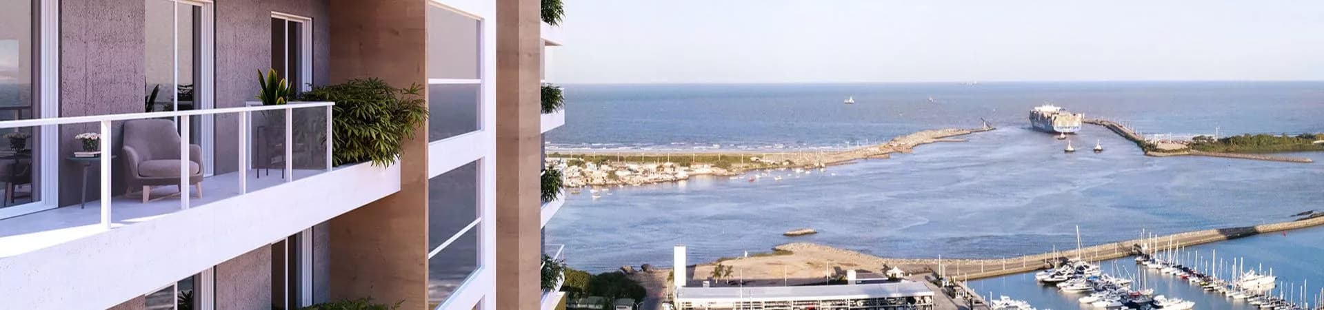 Fachada do Serenity Residence, da Lotisa