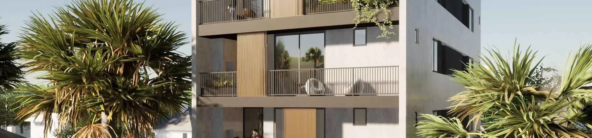 Fachada do Spot Residence 434, da Smart Inc