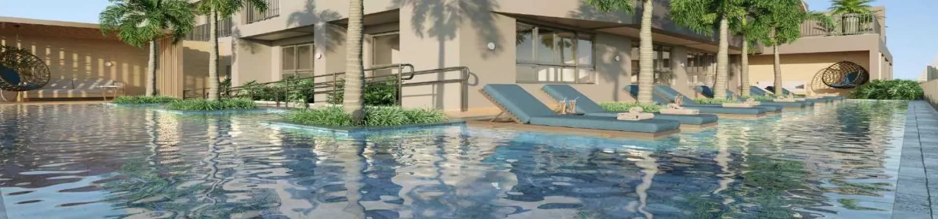 Fachada do empreendimento Azure Compact Life, City Construtora