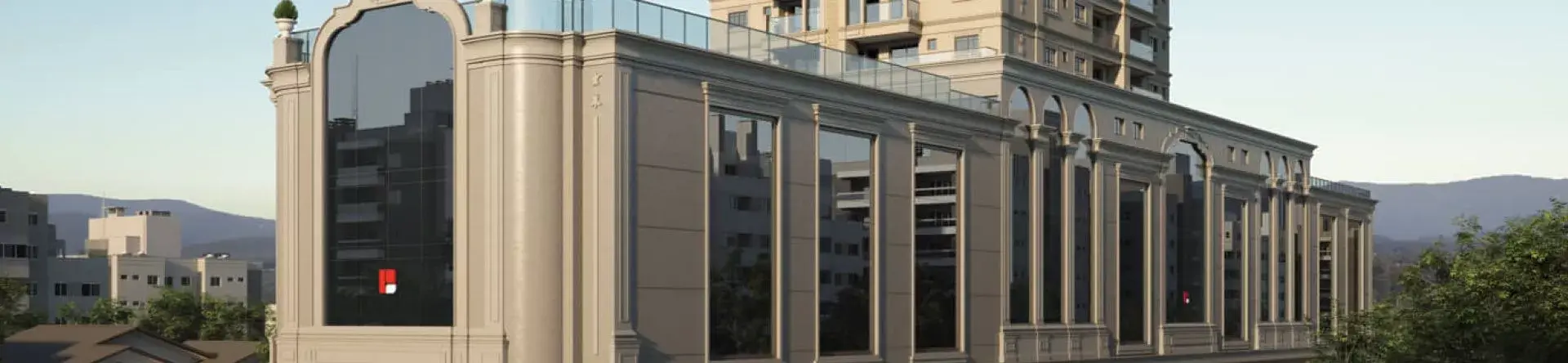 Fachada do Gran Ducado, da Pasqualotto Empreendimentos