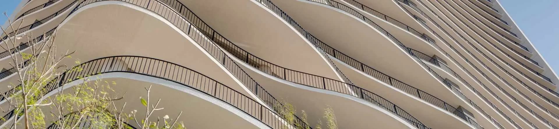 Fachada do edifício Acqua Opus, Opus Construtora
