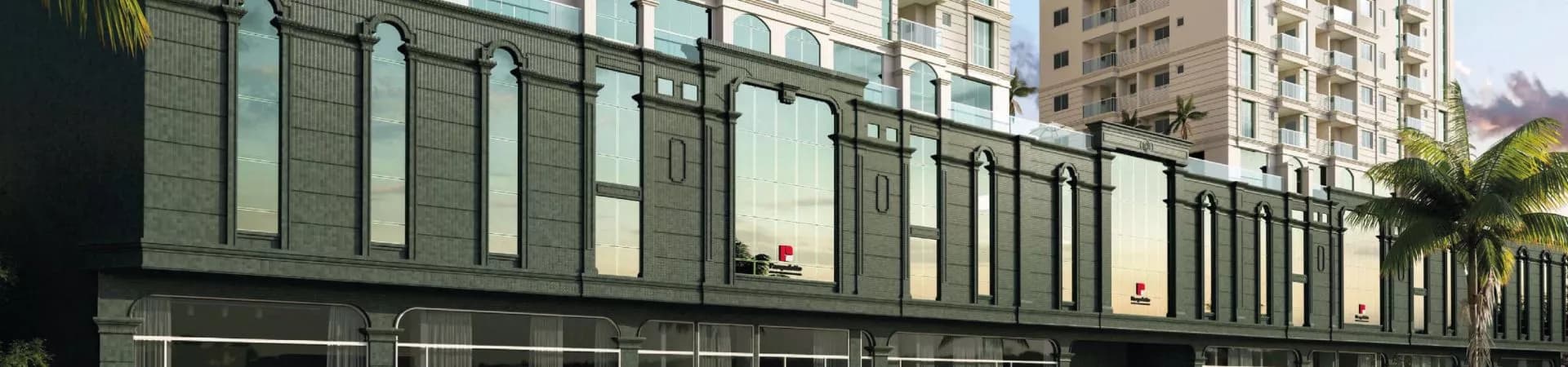 Fachada do Amalfi Coast Home Club Fase 1, da Pasqualotto