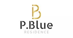 Logo do empreendimento P. Blue Residence.