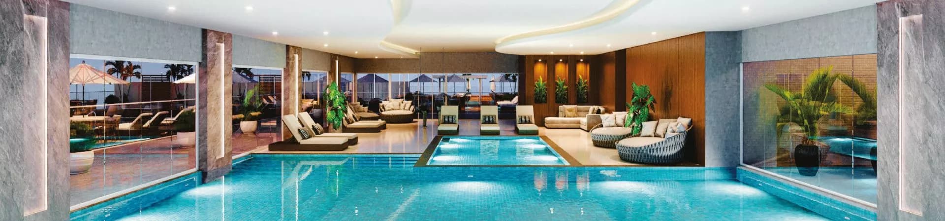 Piscina do Select Towers, da AP Empreendimentos