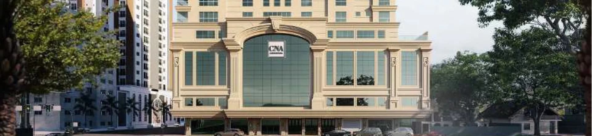 Fachada do Palácio Triunfo, da CNA Empreendimentos