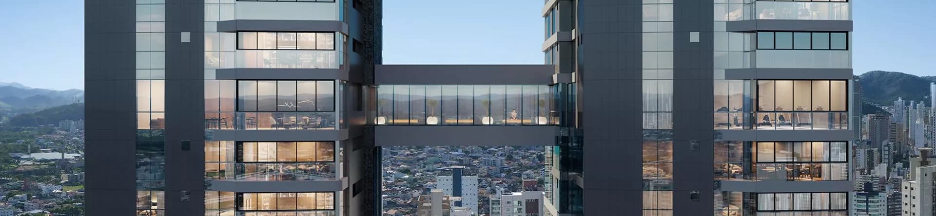 Fachada do Ápice Towers, da RV Empreendimentos