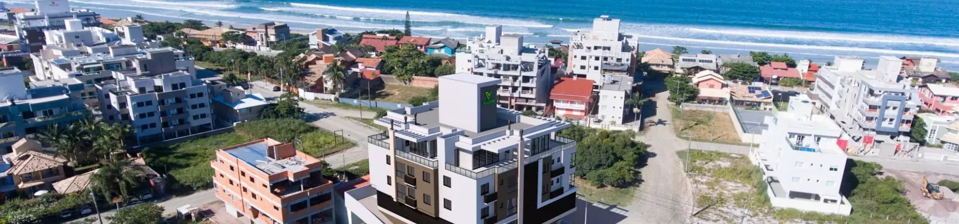 Fachada do Residencial Brisas do Sul, da Vallcom