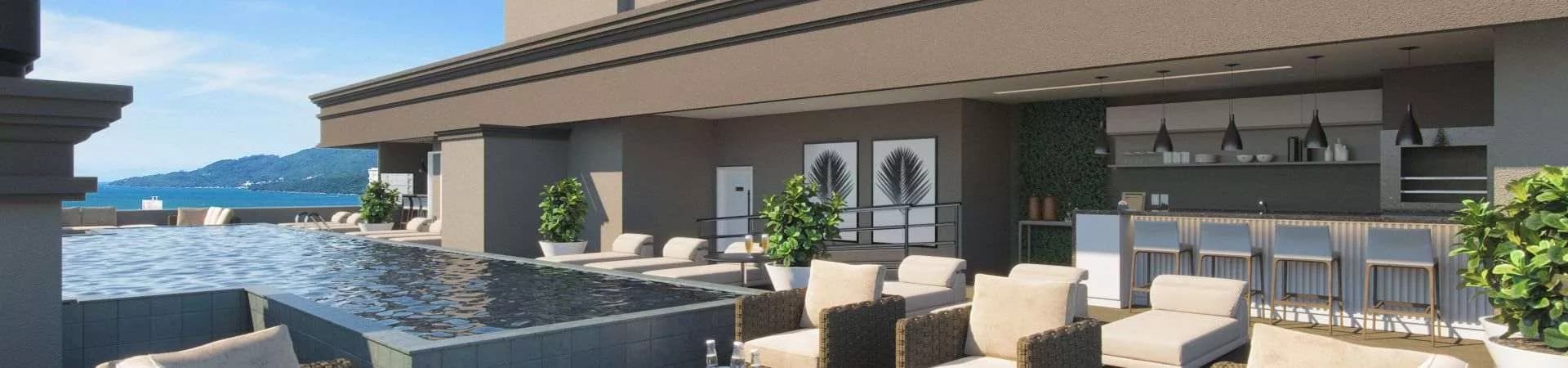 Fachada do Fa Bene Residenza, da Edificare construtora