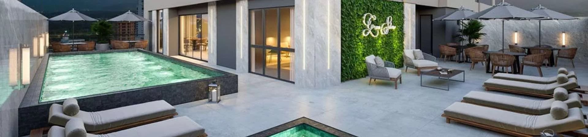 Fachada do Gran Solare, da Dvalle