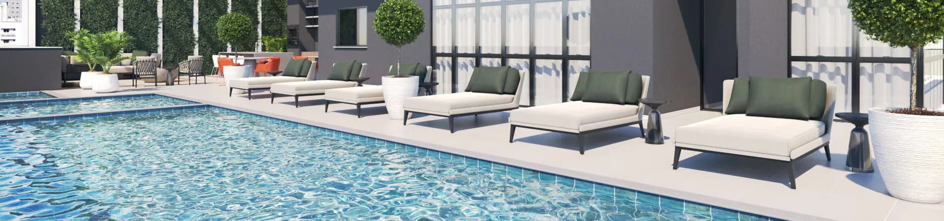 Piscina do La Gioia, da Sul Construtora