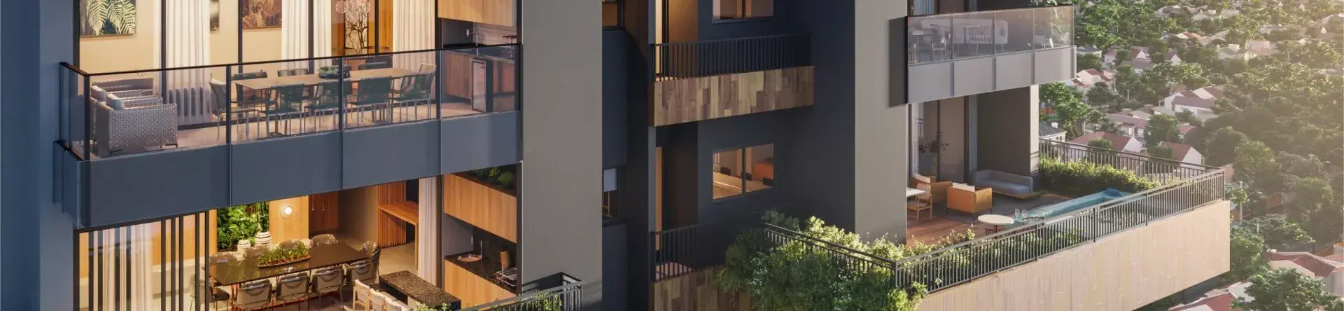 Fachada do edifício Casa Brasileira, Consciente Construtora