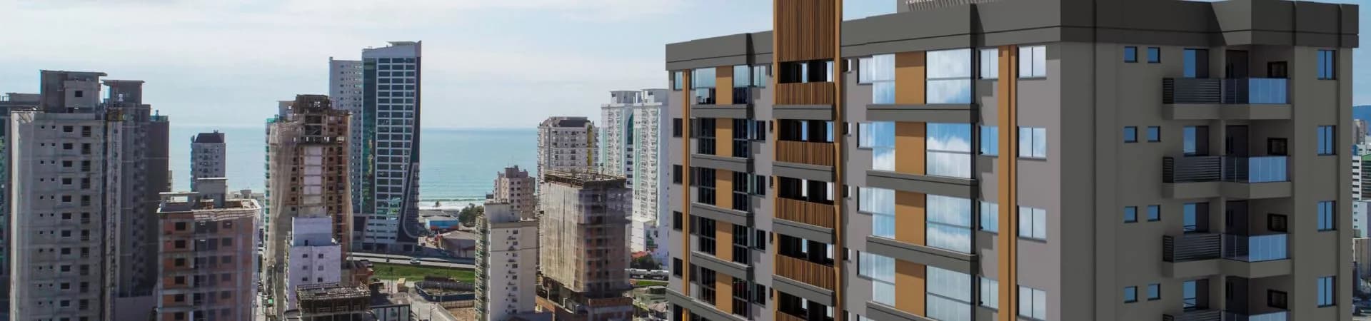 Fachada do Mythos Residence, da R Passos