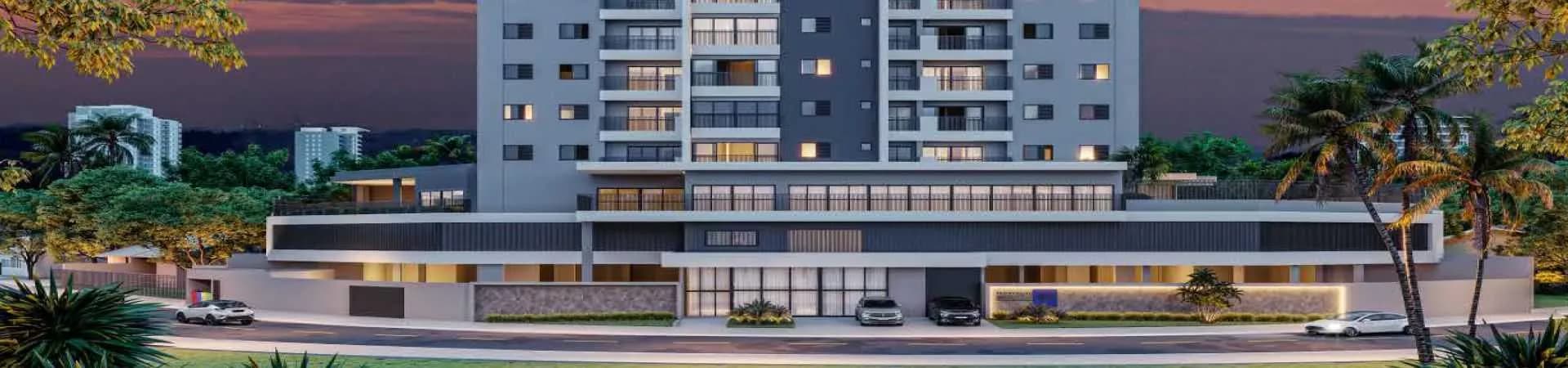 Fachada do edifício Residencial Estação 44, MCA Engenharia Construtora