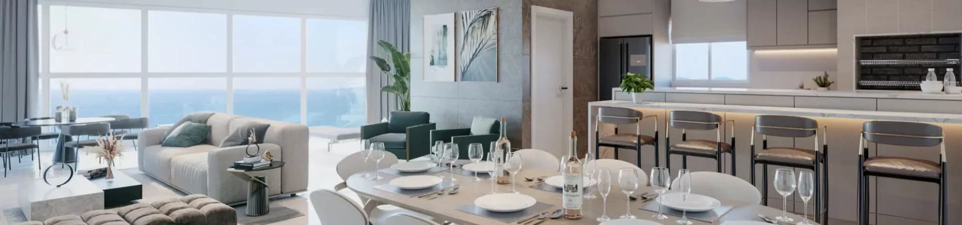 Apartamento do Strait Tower, da Santana Construtora
