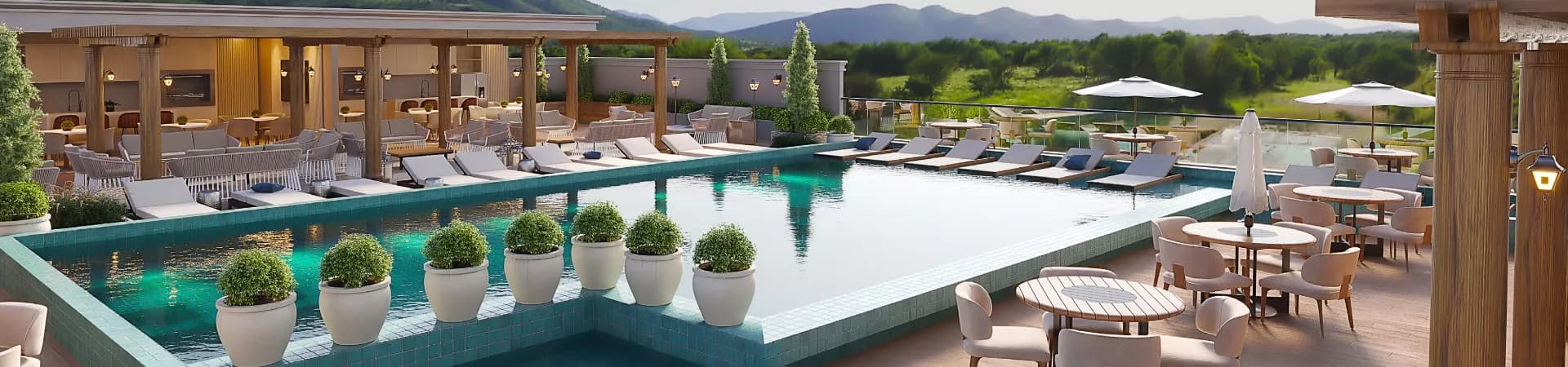 Piscina do Sabatini Gardens, da H Santos