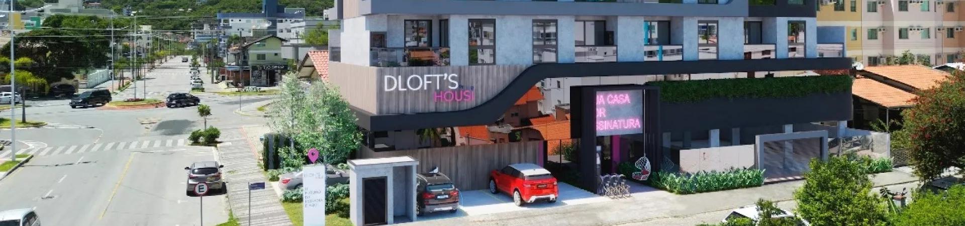 Fachada do Dloft's by Housi, da ProvisãoD, Bombinhas - SC