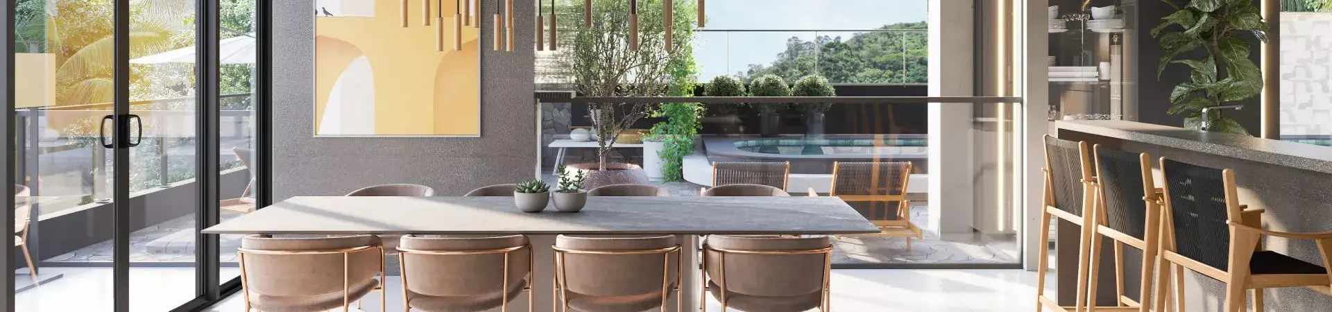 Área de lazer do Essência Residence, da Aikon