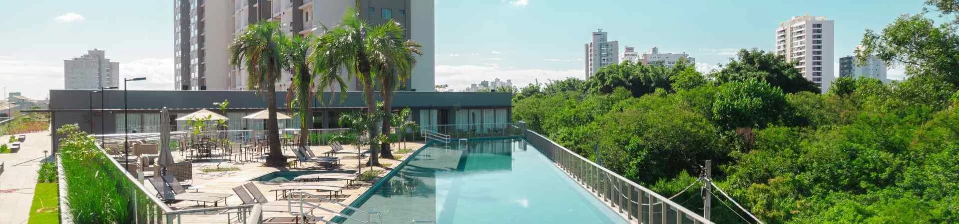 Área de lazer do São Vicente Home Club, da Dall Empreendimentos