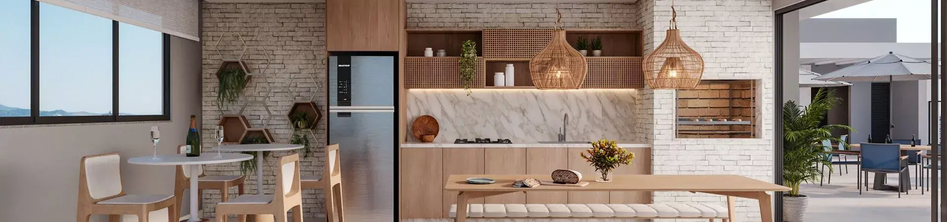 Fachada do Residencial Living 360, da Multi Construtora