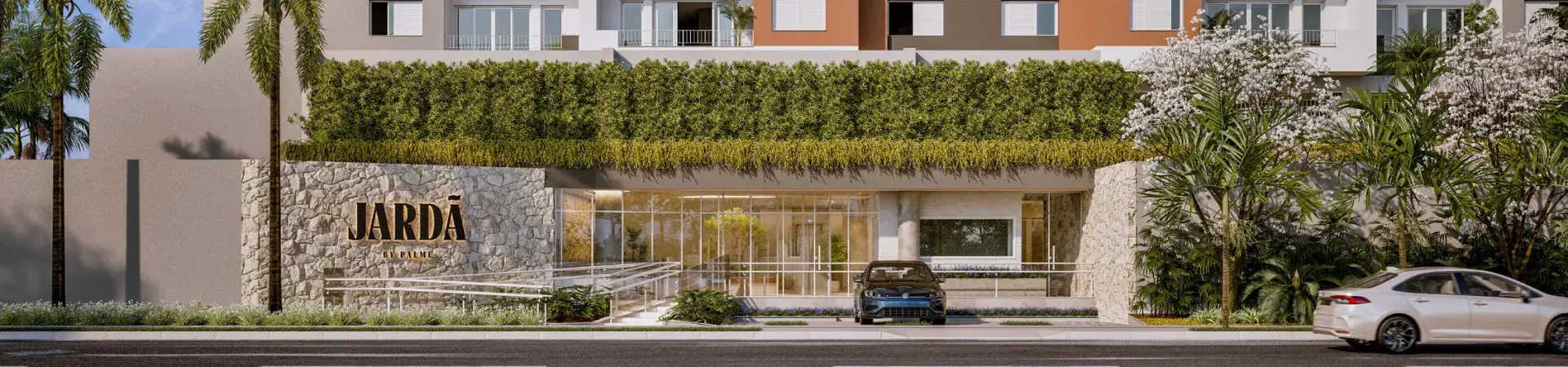 Fachada do Jardã by Palme, da Palme Construtora