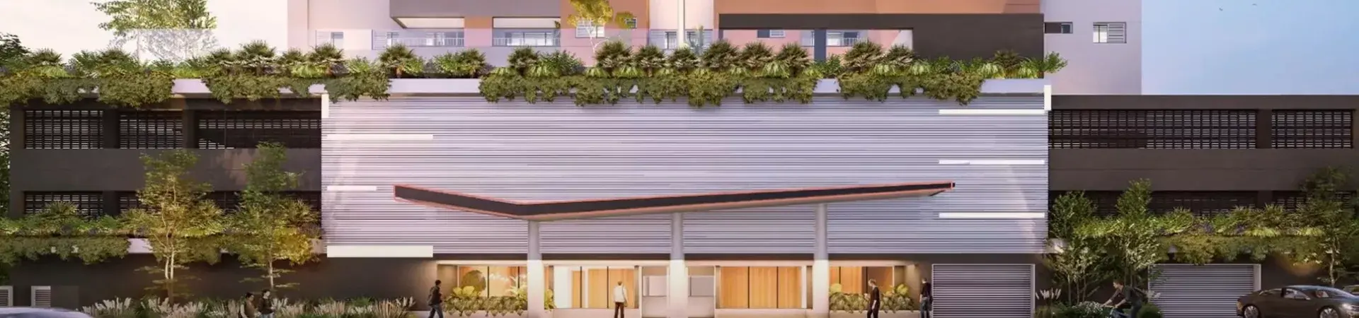 Fachada do Varandas Bueno, da CMO Construtora