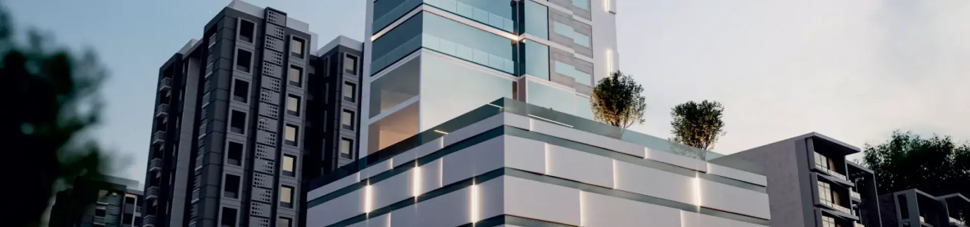 Fachada do W Tower, da Poti Junior's