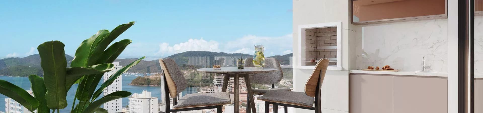 Fachada do Platja D'en Bossa, da Cescon Construtora e Incorporadora