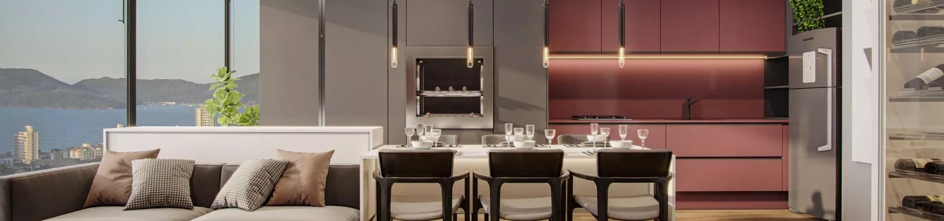 Living do HUB240, da Le Prime