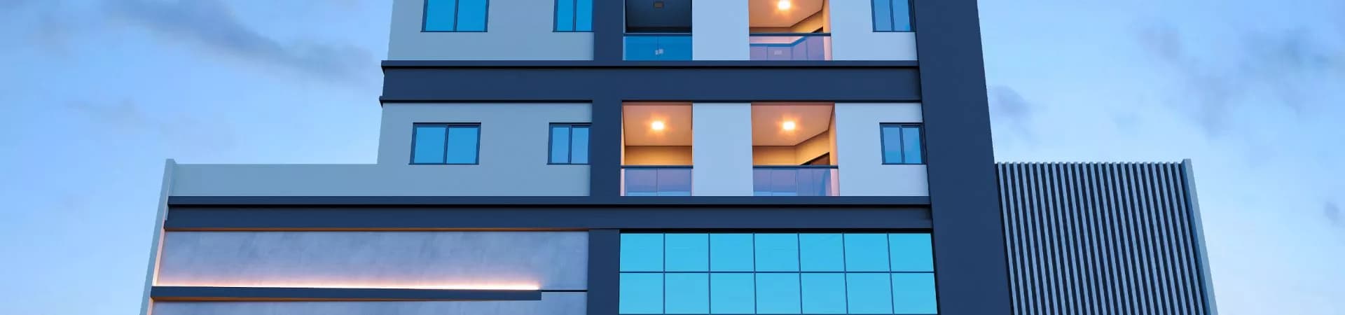 Fachada do Residencial Ilha de Maiorca, da ANG Construtora