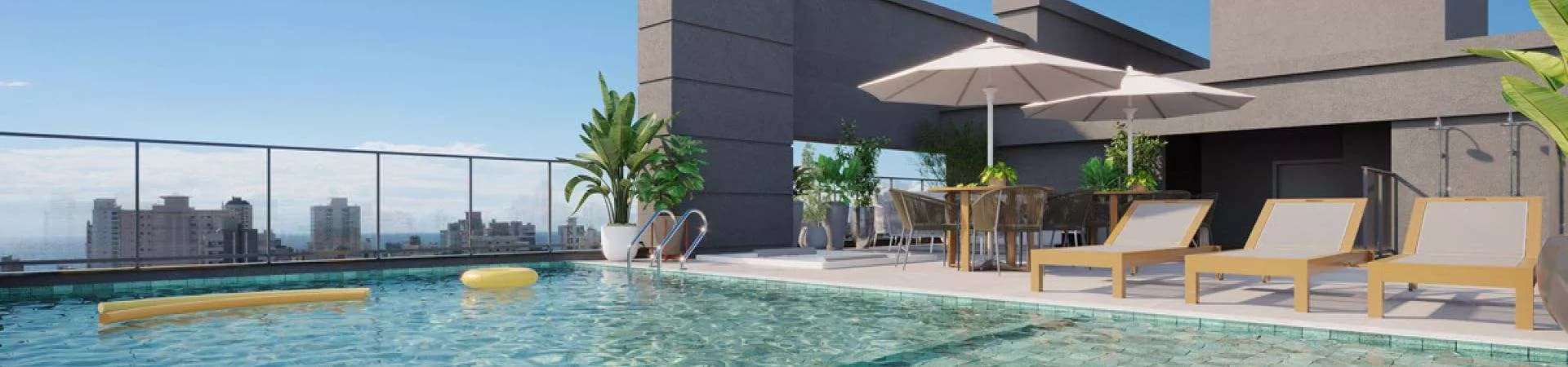 Rooftop do Villa Esmeralda, da Conrado Construtora