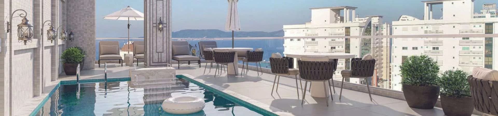 Piscina do Ametrina Residence, da Branco