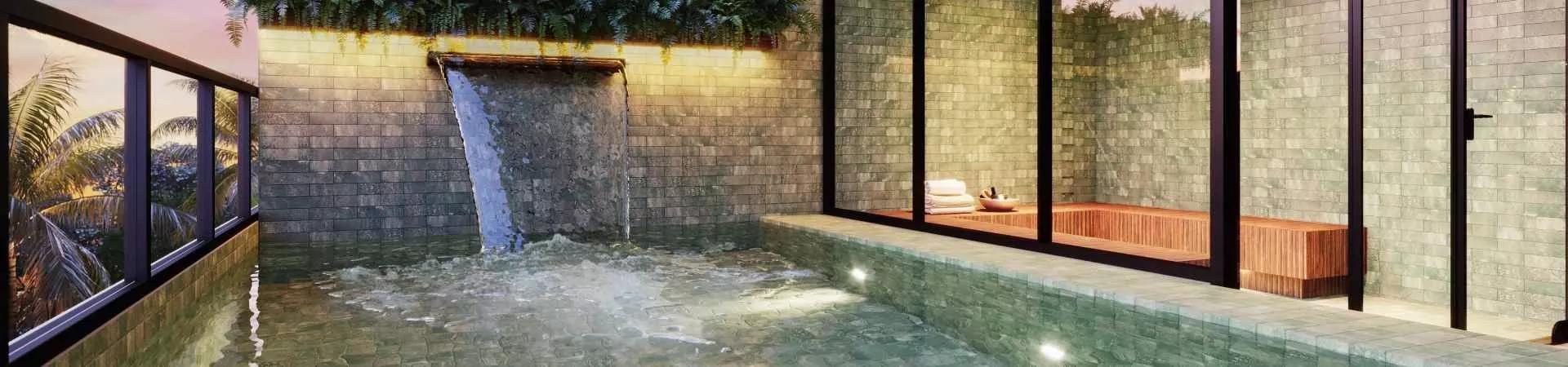 Piscina e sauna do Alt 65 Home Design