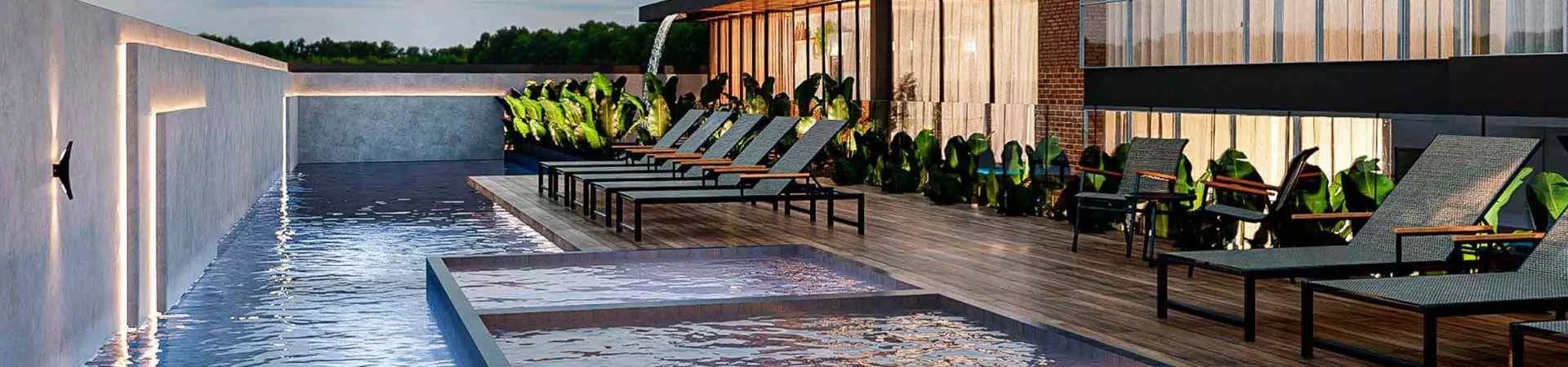 Fachada do Art Tower Home Club, da Lotisa