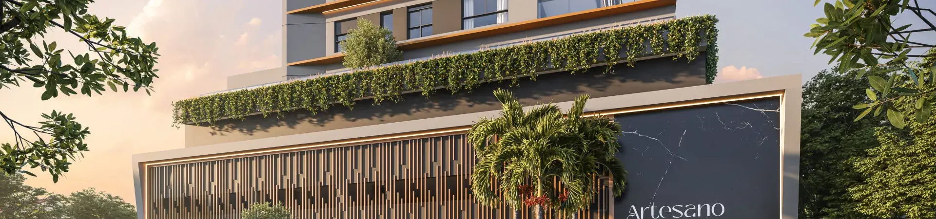 Fachada do Artesano Reserva Marista, da Construtora Brasal