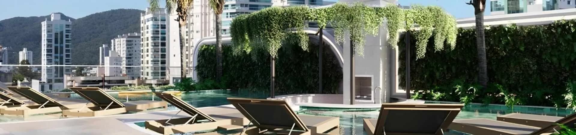 Piscina do Obelisco SkyHomes, da MontClass