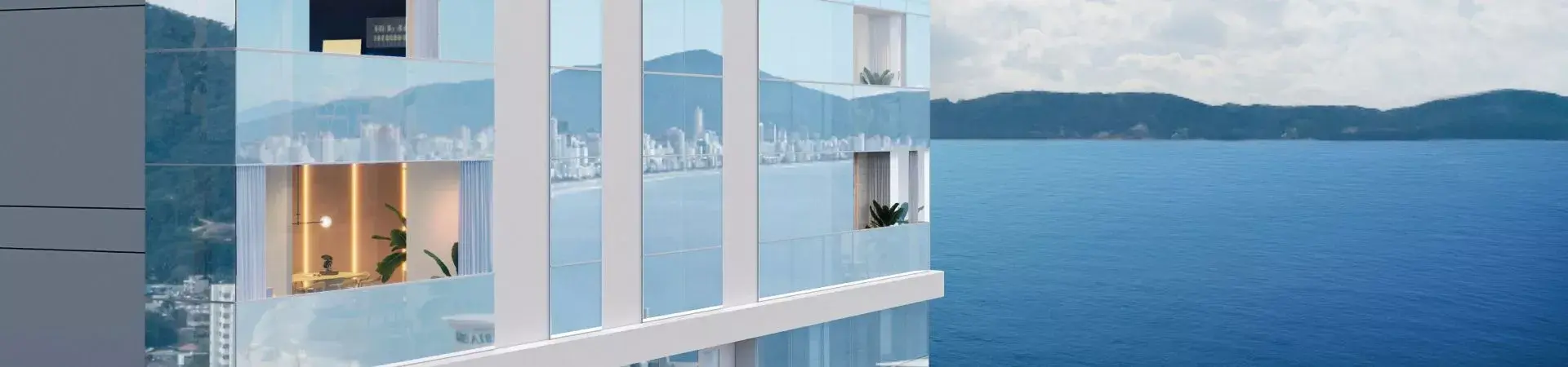 Fachada do Atlan Tower, da Le Prime