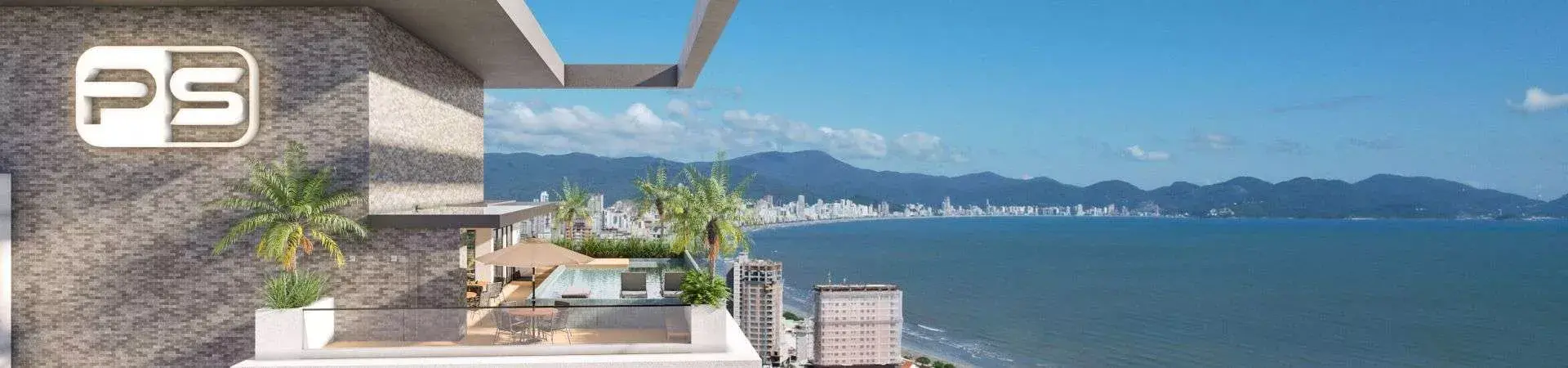 Fachada do Porto Belo Tower Vertical Home, da PS