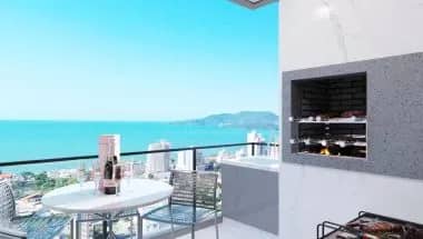 Fachada noturna Sun Beach Residence Fachada noturna Sun Beach Residence