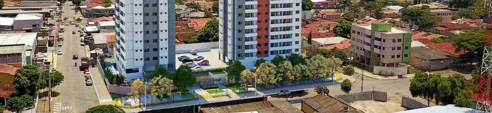 Fachada do edifício Boulevard Sudoeste, Franco Ribeiro Construtora
