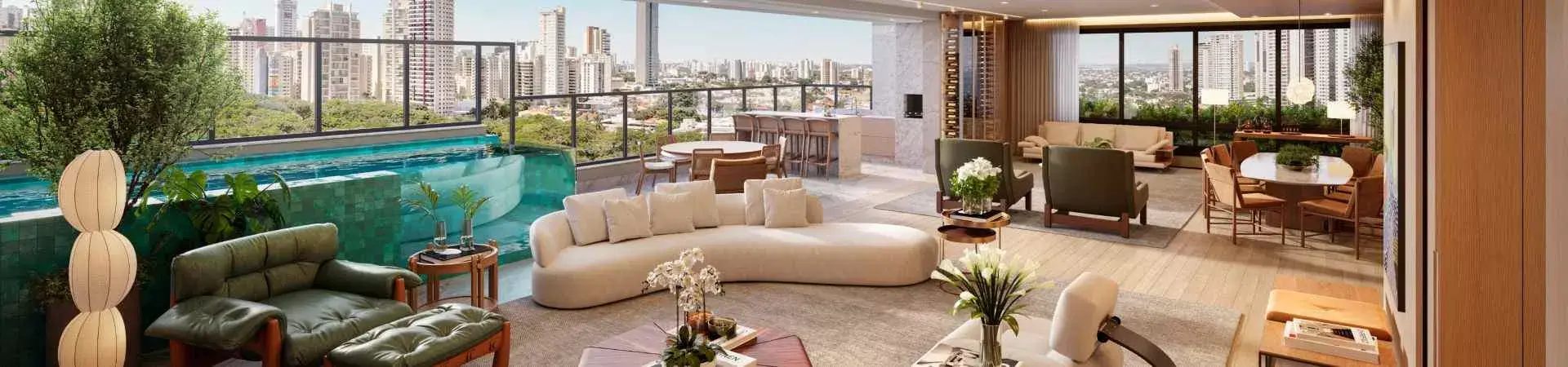 Vista Infinita Vaca Brava, da Sousa Andrade Construtora